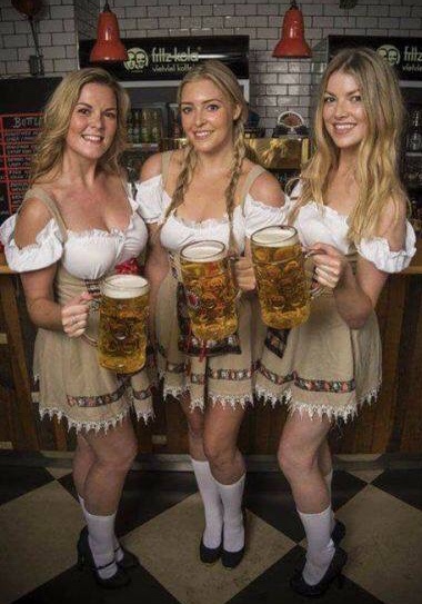 three steins